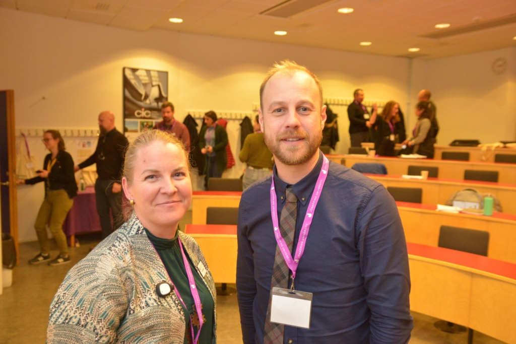 Jenny Bäckstrand and Peter Thorvald